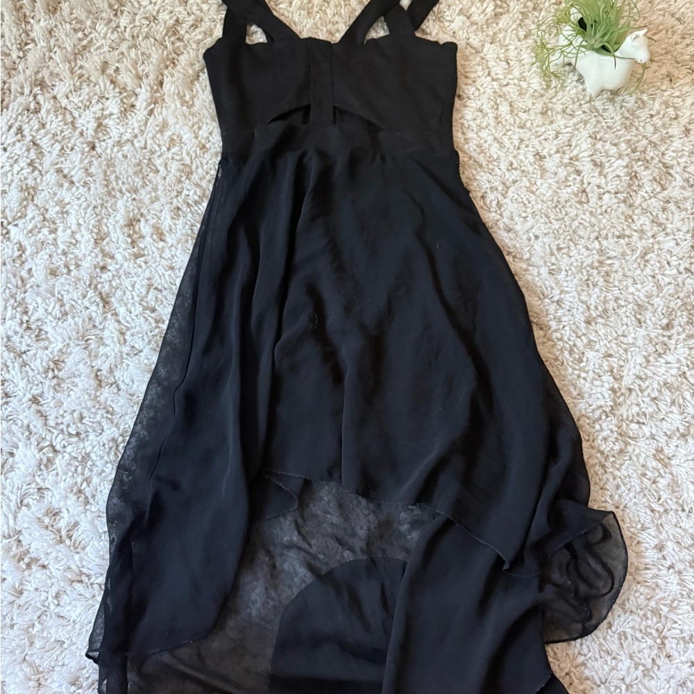 Deb Elegant Black High Low Dress